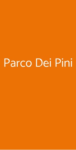 Parco Dei Pini, Roma