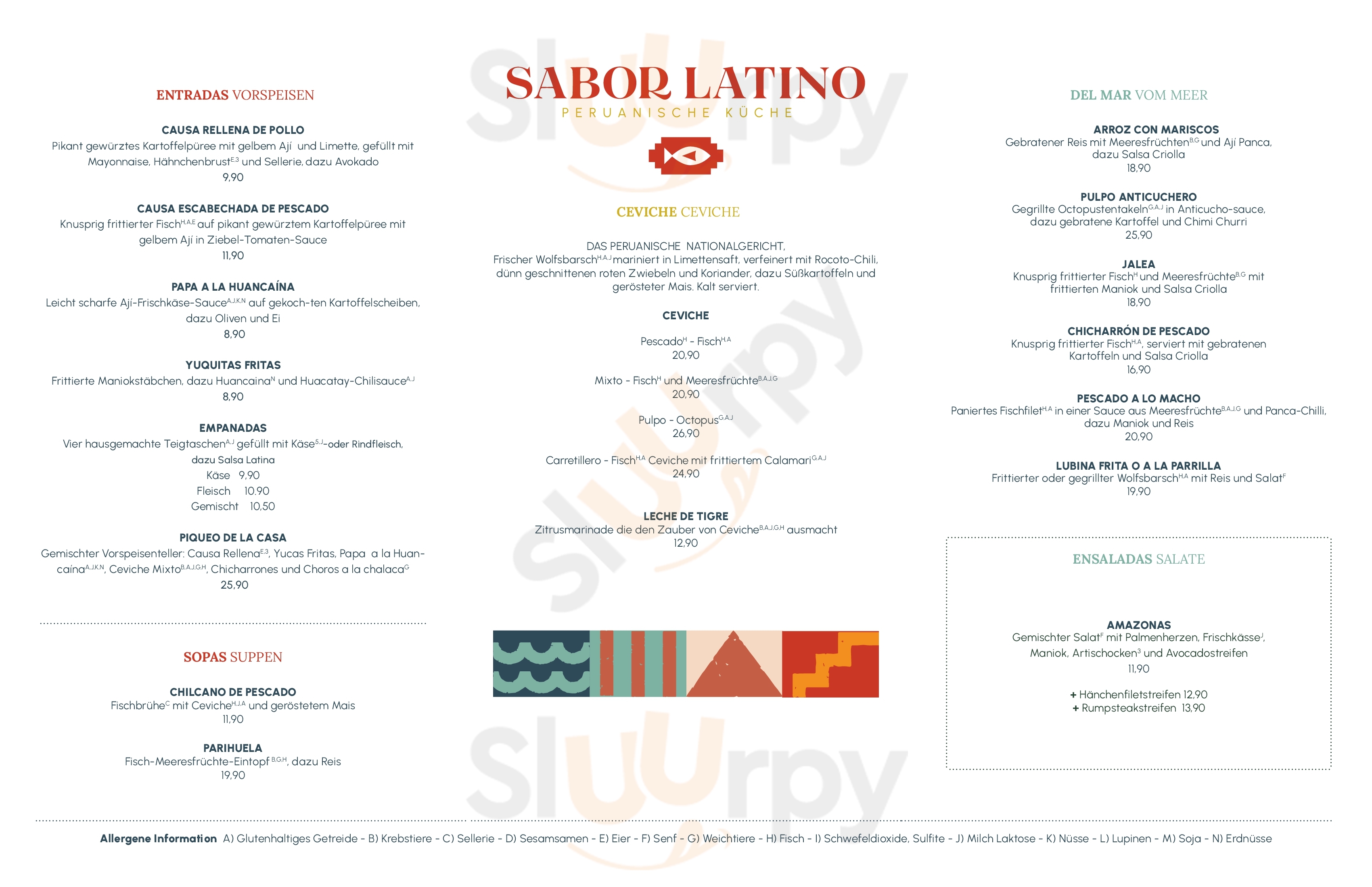 Sabor Latino Restaurant Milford Menu - 1