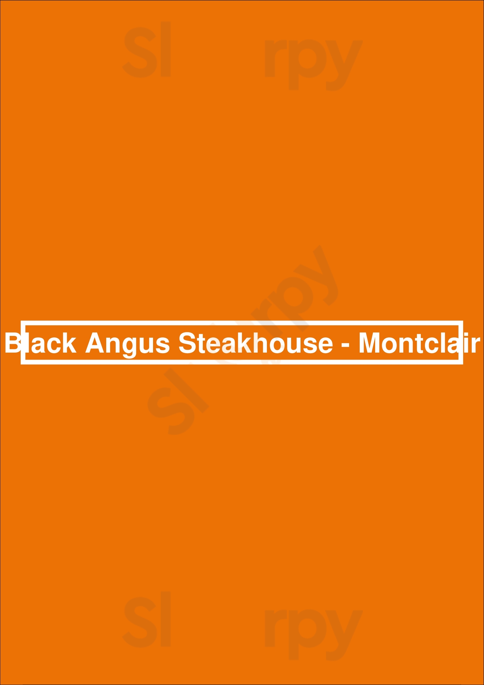 Black Angus Steakhouse - Montclair Montclair Menu - 1
