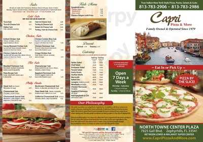 Capri Pizza & More, Zephyrhills