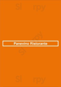 Panevino Ristorante menu