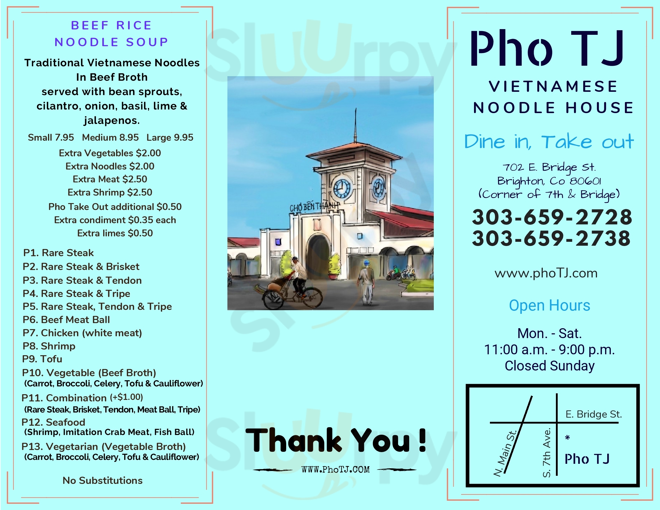 Pho Tj Brighton Menu - 1