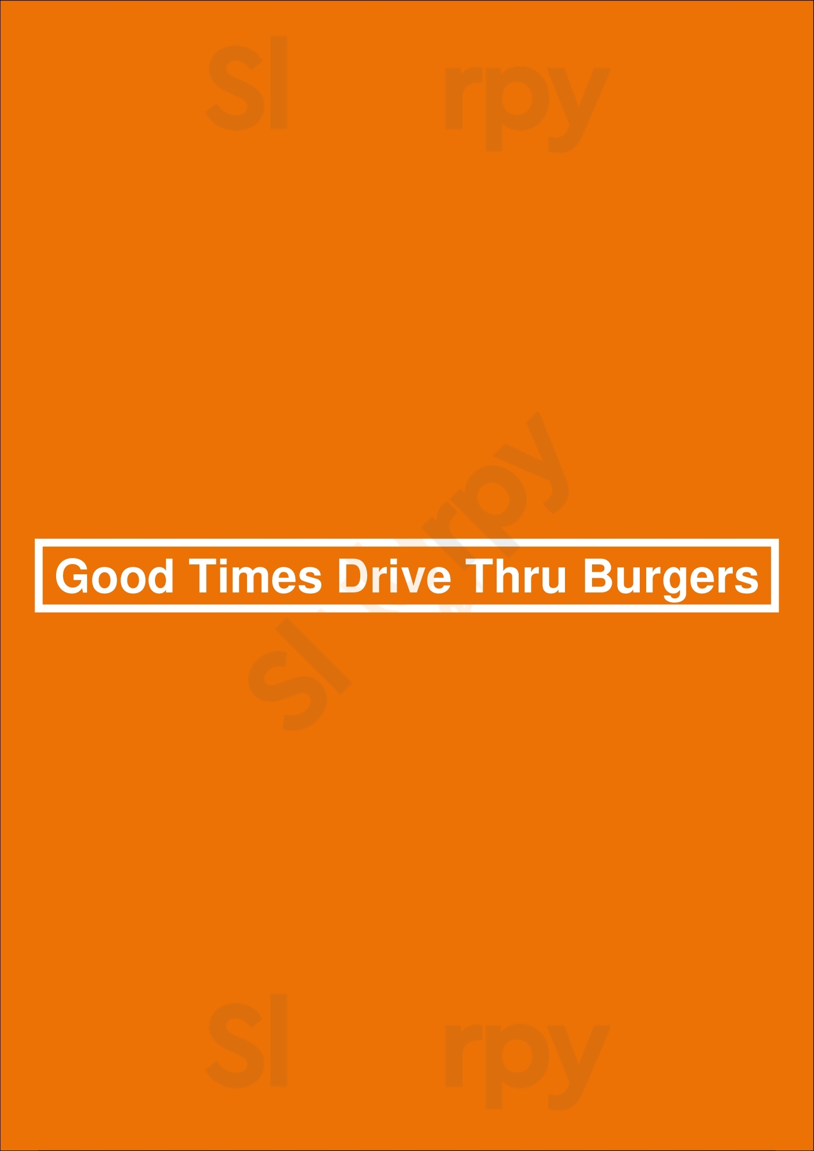 Good Times Burgers & Frozen Custard Brighton Menu - 1