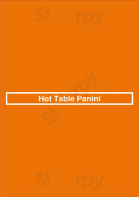 Hot Table Panini
