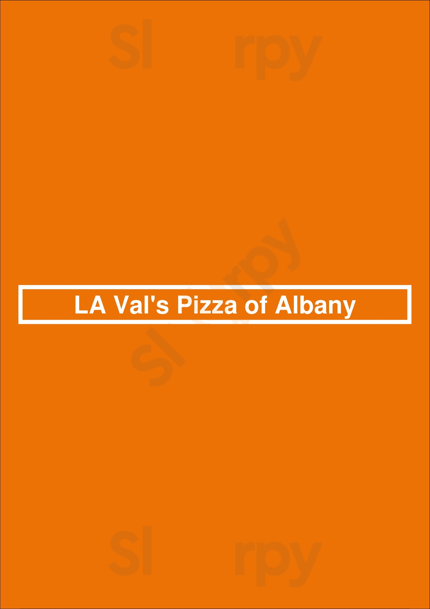 La Val's Pizza Of Albany Albany Menu - 1