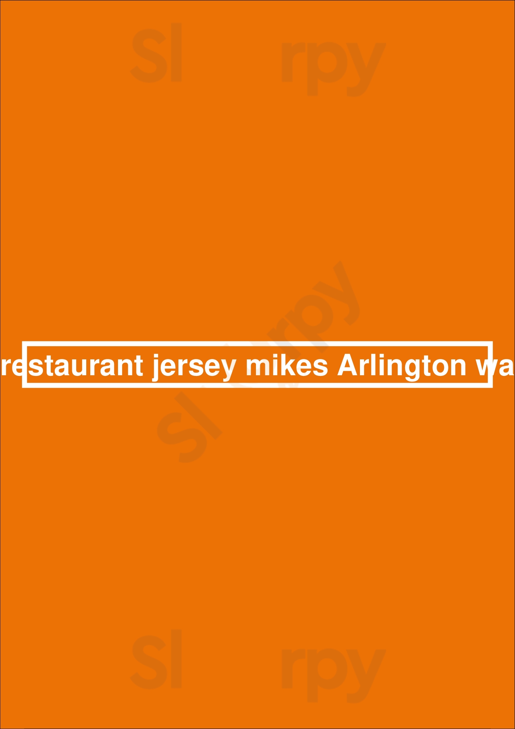 Jersey Mike's Subs Arlington Menu - 1