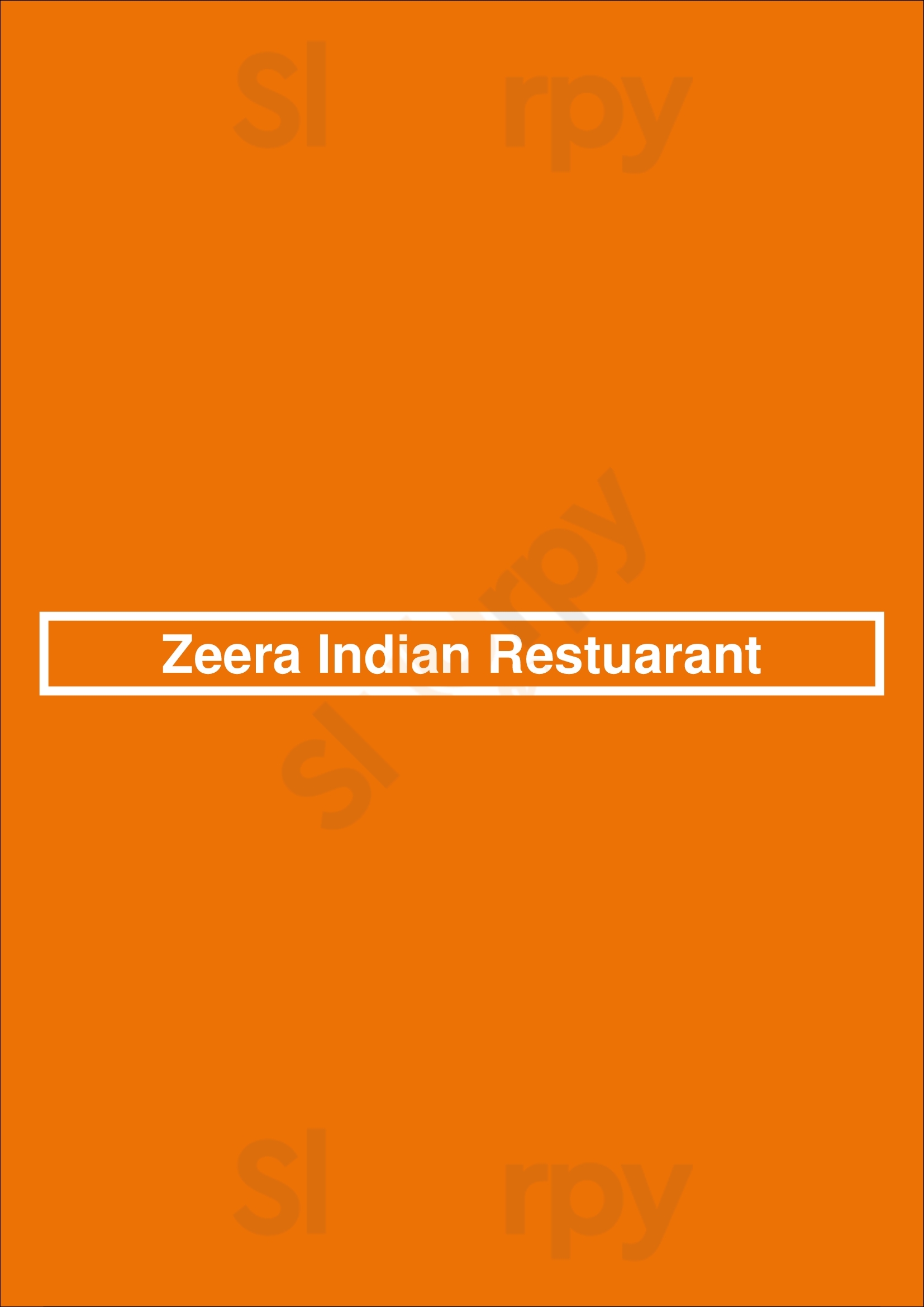 Zeera Indian Restuarant Fuquay-Varina Menu - 1