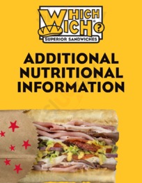Which Wich Superior Sandwiches menu