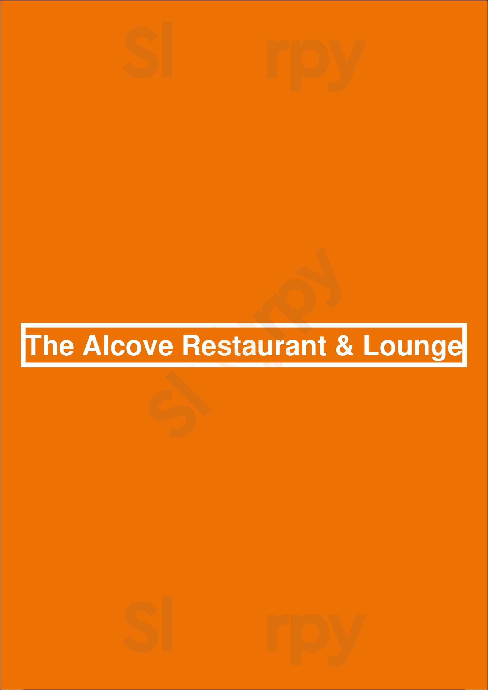 The Alcove Restaurant & Lounge Mount Vernon Menu - 1