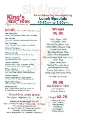 King's New York Restaurant & Pizza, Clarksburg