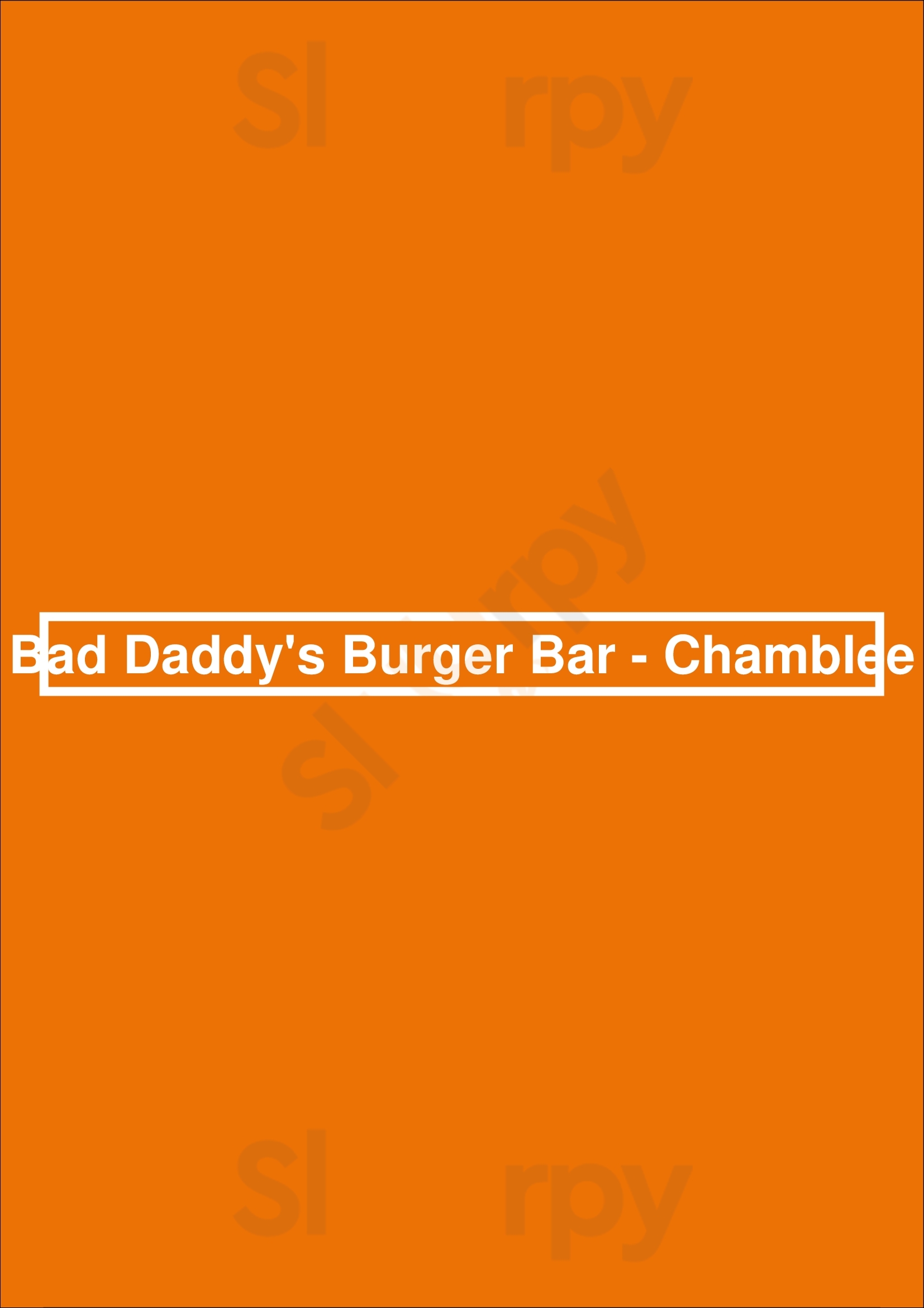 Bad Daddy's Burger Bar Chamblee Menu - 1