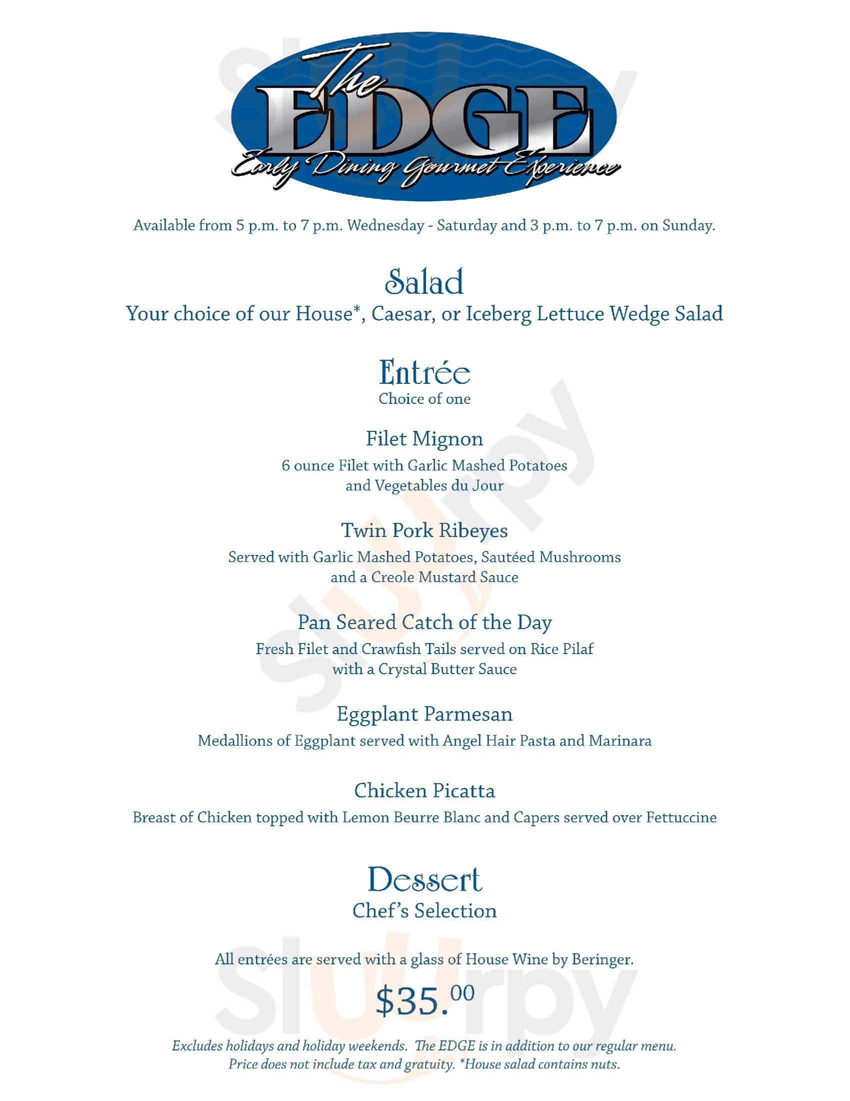 Blue Bayou Bar & Grill Bay Saint Louis Menu - 1