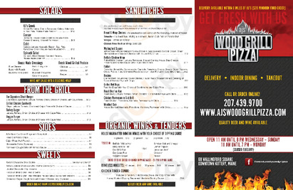 Aj's Wood Grill Pizza