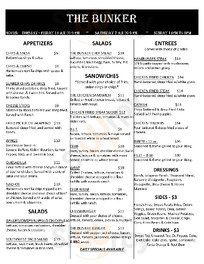 The Bunker Restaurant At Vzcc