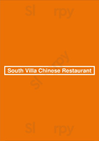 South Villa Chinese Restaurant menu
