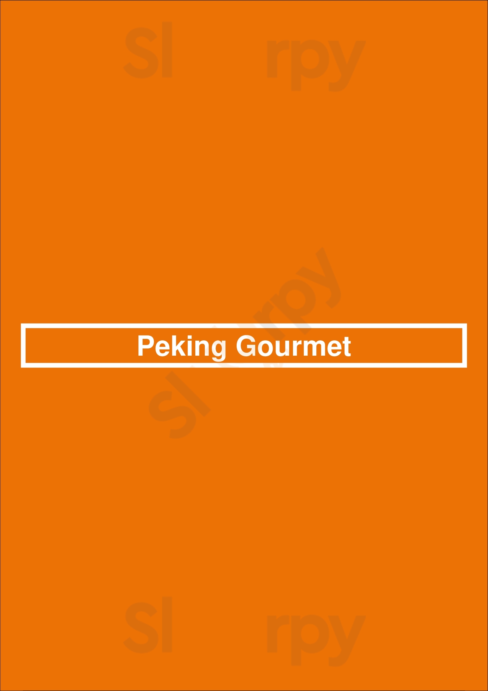 Peking Gourmet Medford Menu - 1