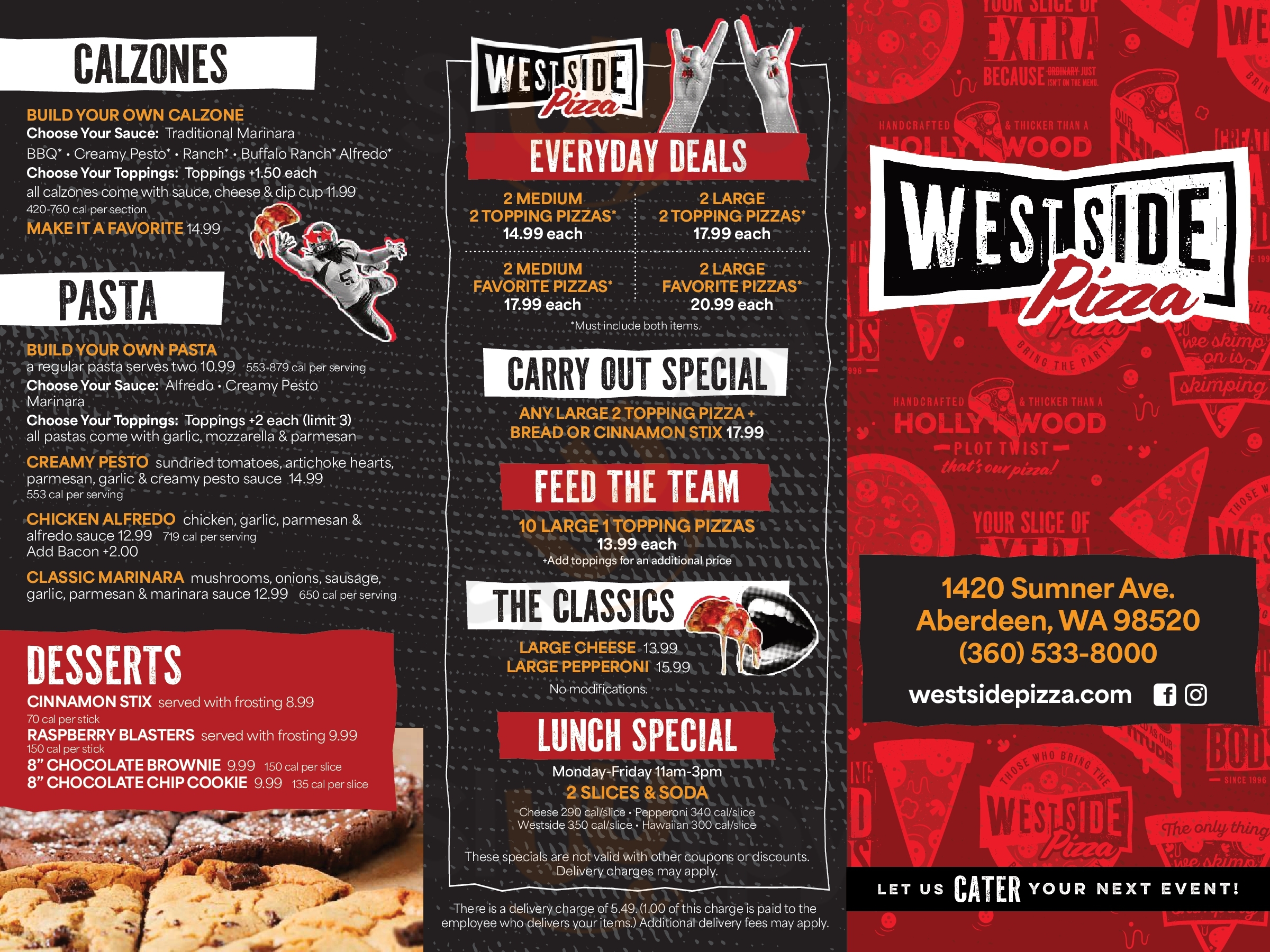 Main Menu - Westside Pizza - Aberdeen
