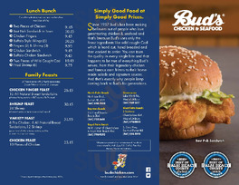 Bud's Chicken & Seafood, Greenacres