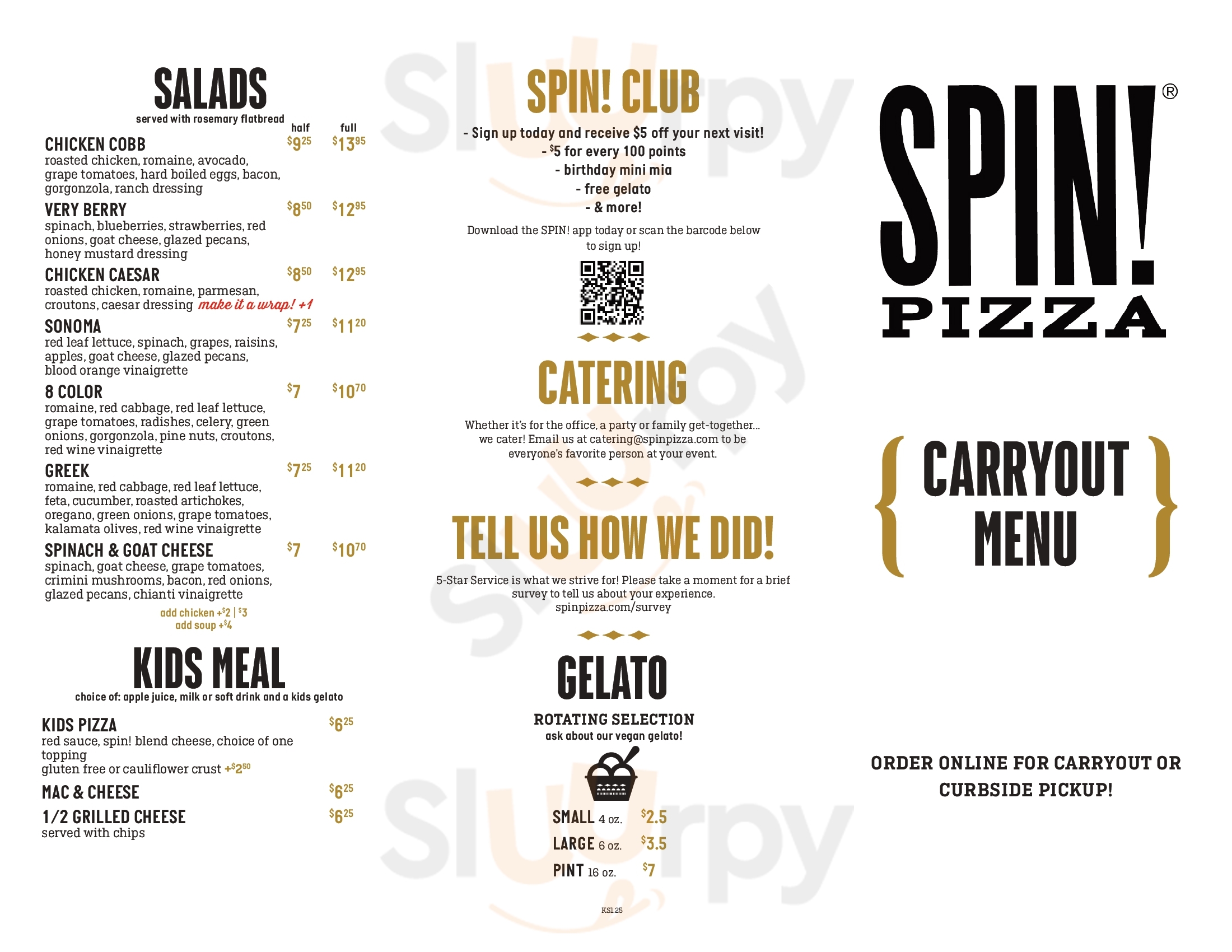 Main Menu - Spin!