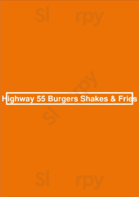 Highway 55 Burgers Shakes & Fries menu