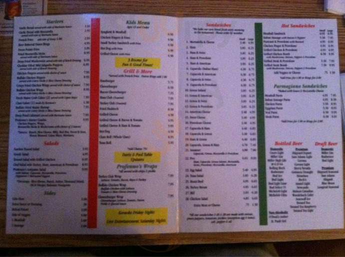 Profenno's Restaurant