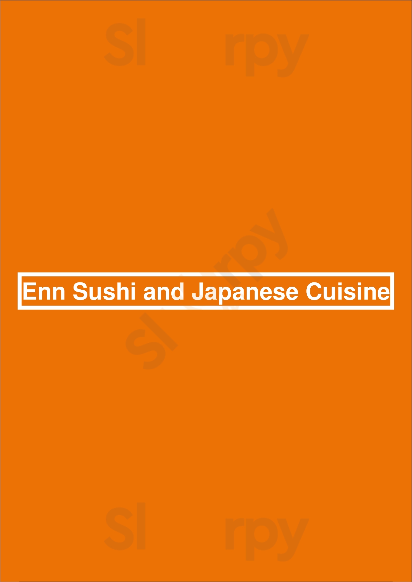 Enn Sushi And Japanese Cuisine Lincoln Menu - 1