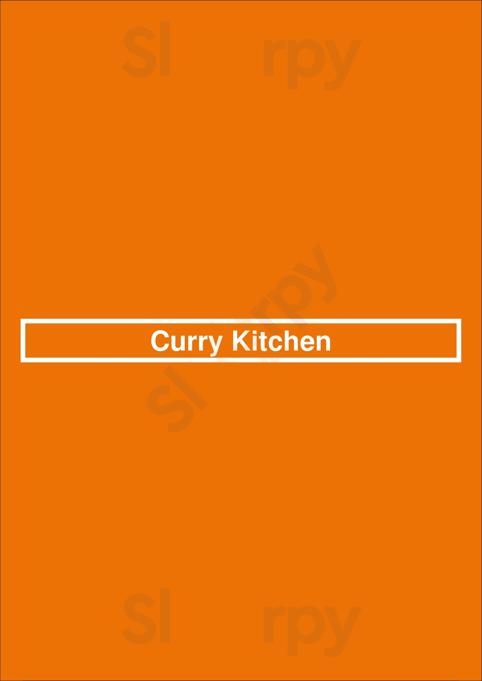 Curry Kitchen Lincoln Menu - 1