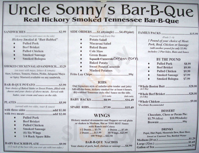 Uncle Sonny's Bar-b-que