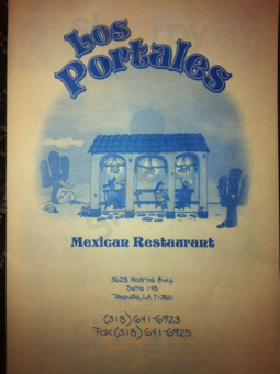 Los Portales menu