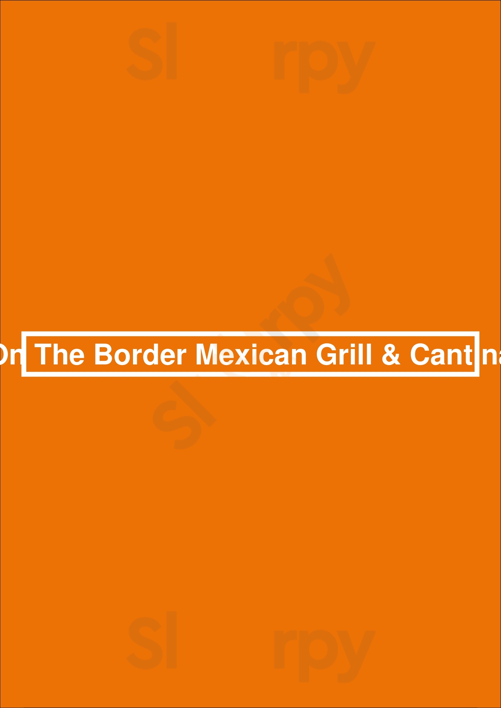 On The Border Mexican Grill & Cantina Elkridge Menu - 1