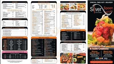 Silver Spoon menu