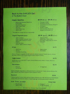 Back To The Garden Deli And Smoothie Bar, Newport