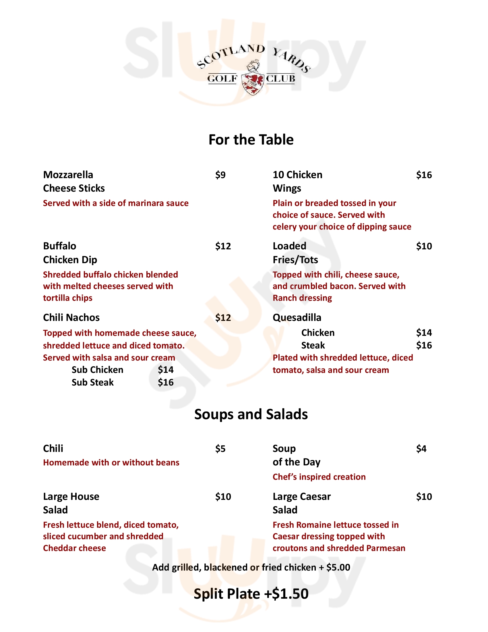 Main Menu - Scotland Yards