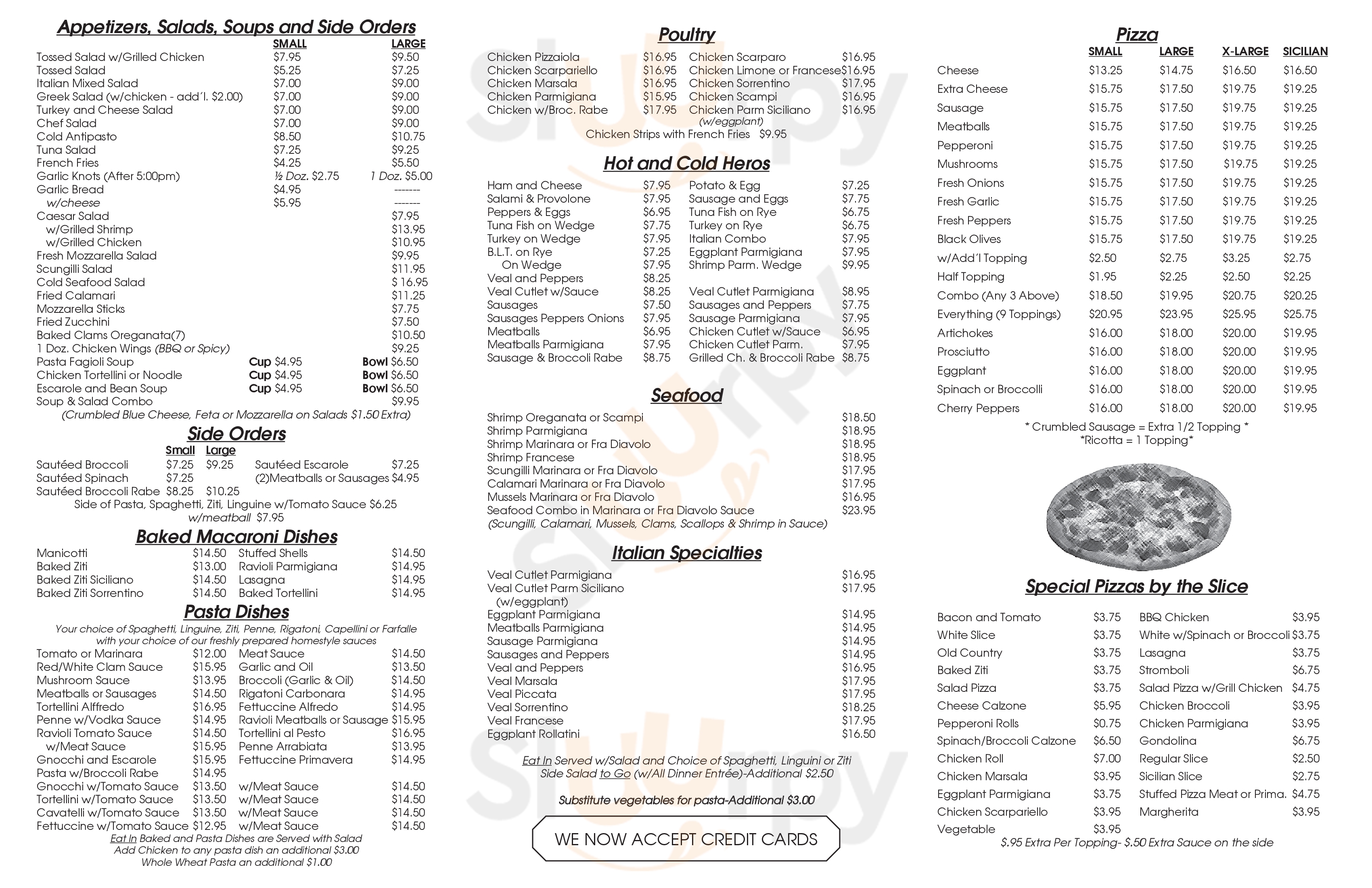 Sinapi's Pizzeria Brewster Menu - 1