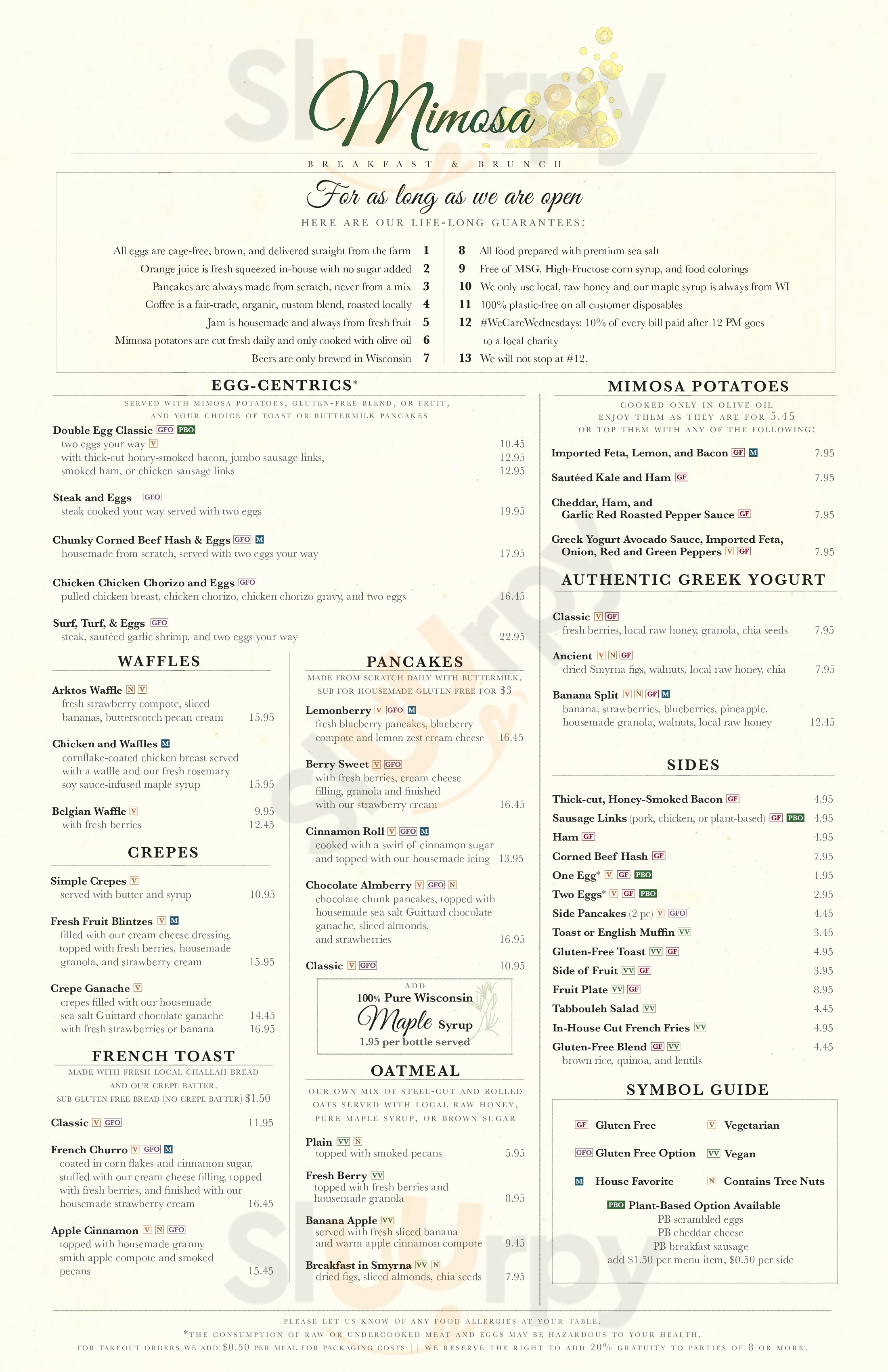 Main Menu - Two Brothers Restaurant And Lounge