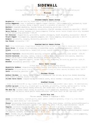 Sidewall Pizza Company