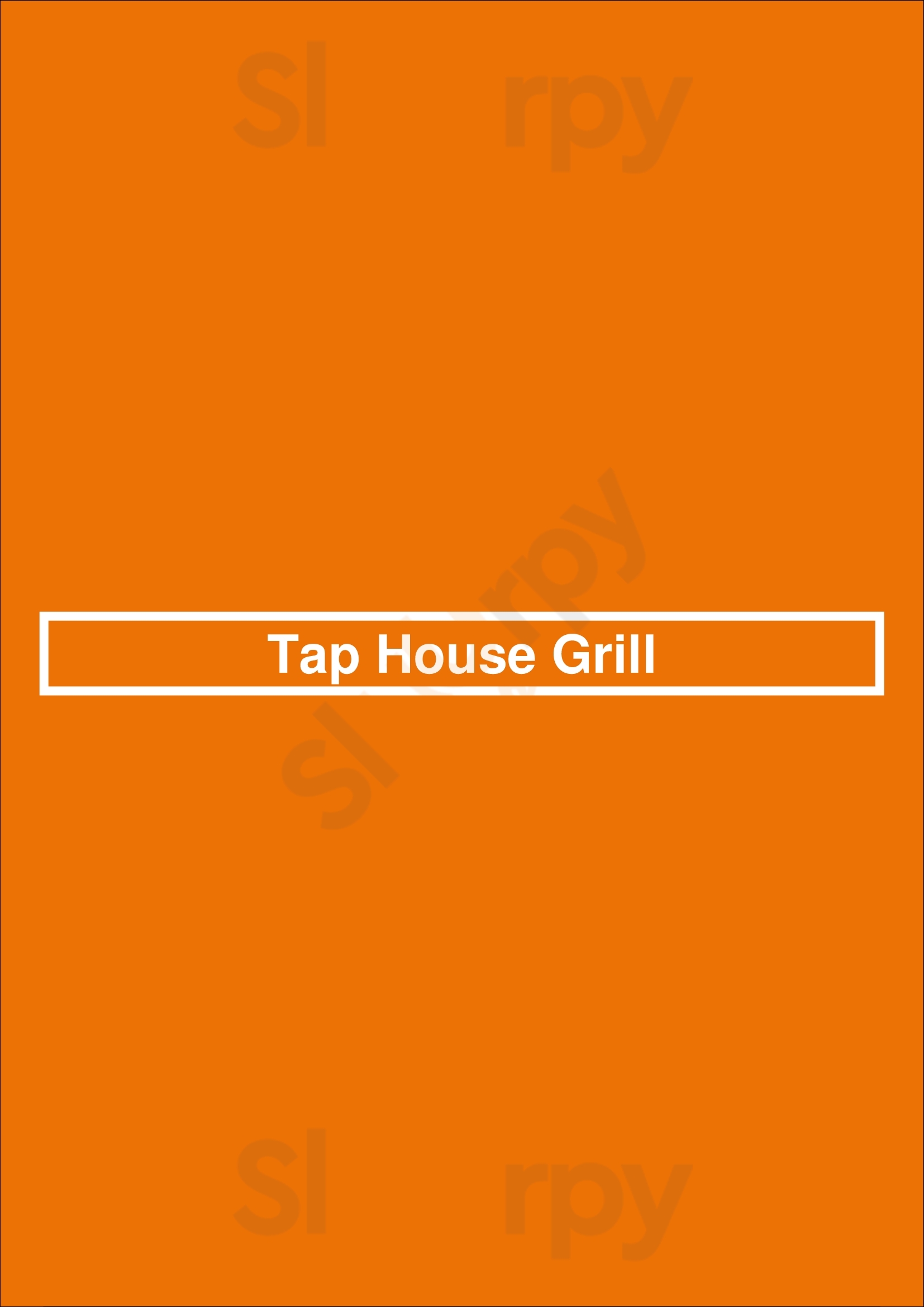 Tap House Grill Hanover Park Menu - 1