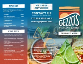 Gezzo's West Coast Burritos