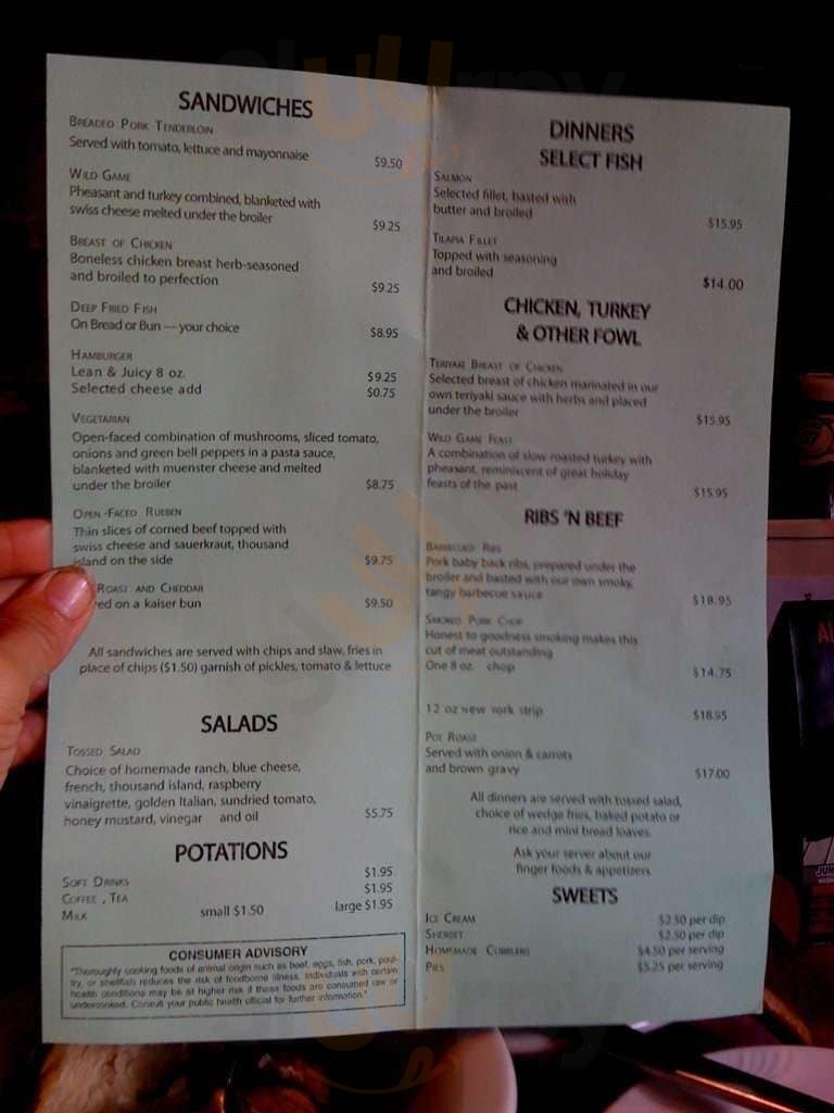 Out Of The Ordinary Hickory Sports Bar Nashville Menu - 1