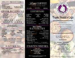 Taste Budd's Chocolate Cafe