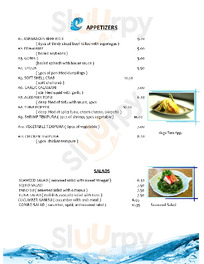 Edo Japanese Restaurant menu