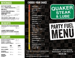 Quaker Steak And Lube, Vermilion