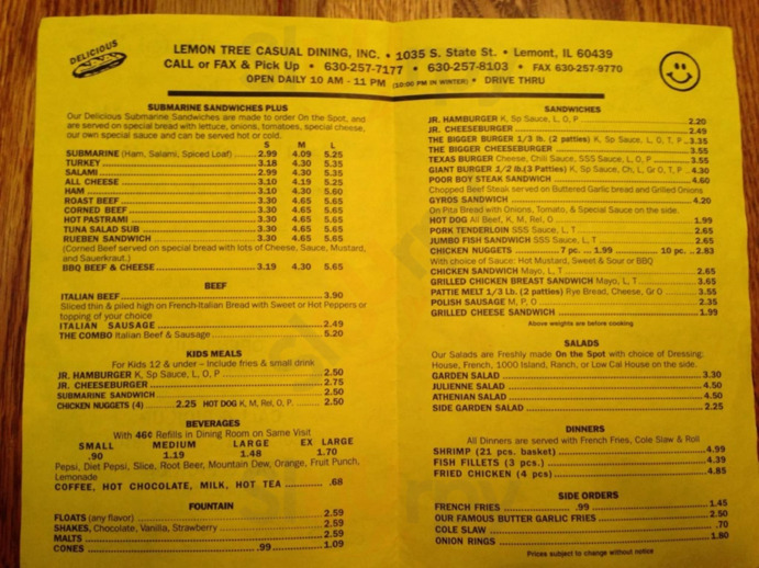 Lemon Tree Casual Dining