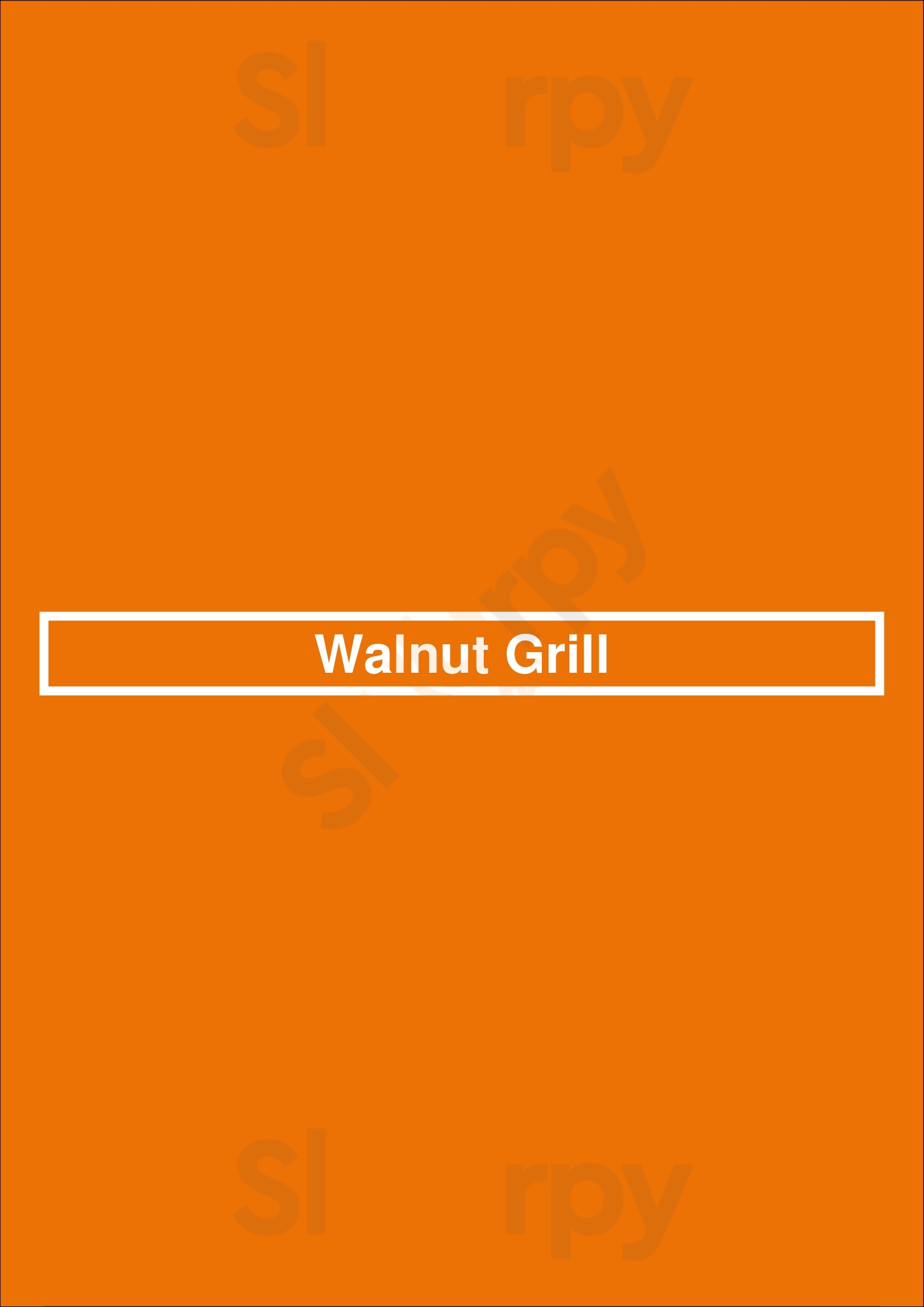 Walnut Grill Ellisville Menu - 1
