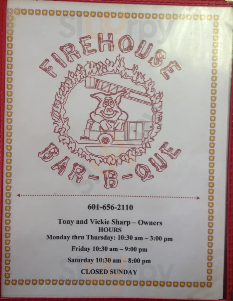 Firehouse Bbq Philadelphia Menu - 1