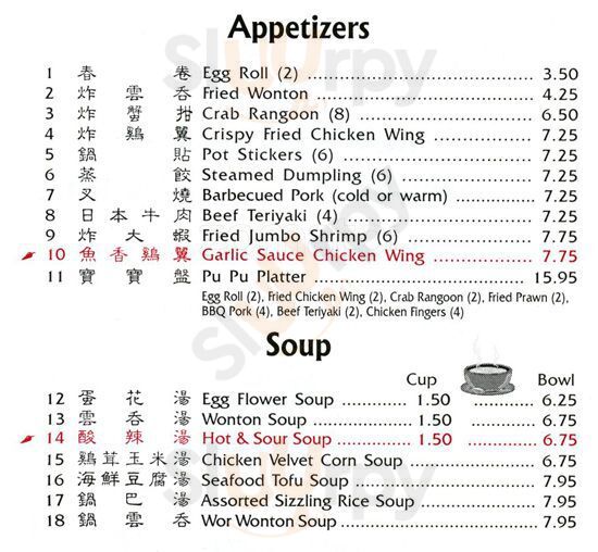 Lucky Star Chinese Restaurant Covington Menu - 1