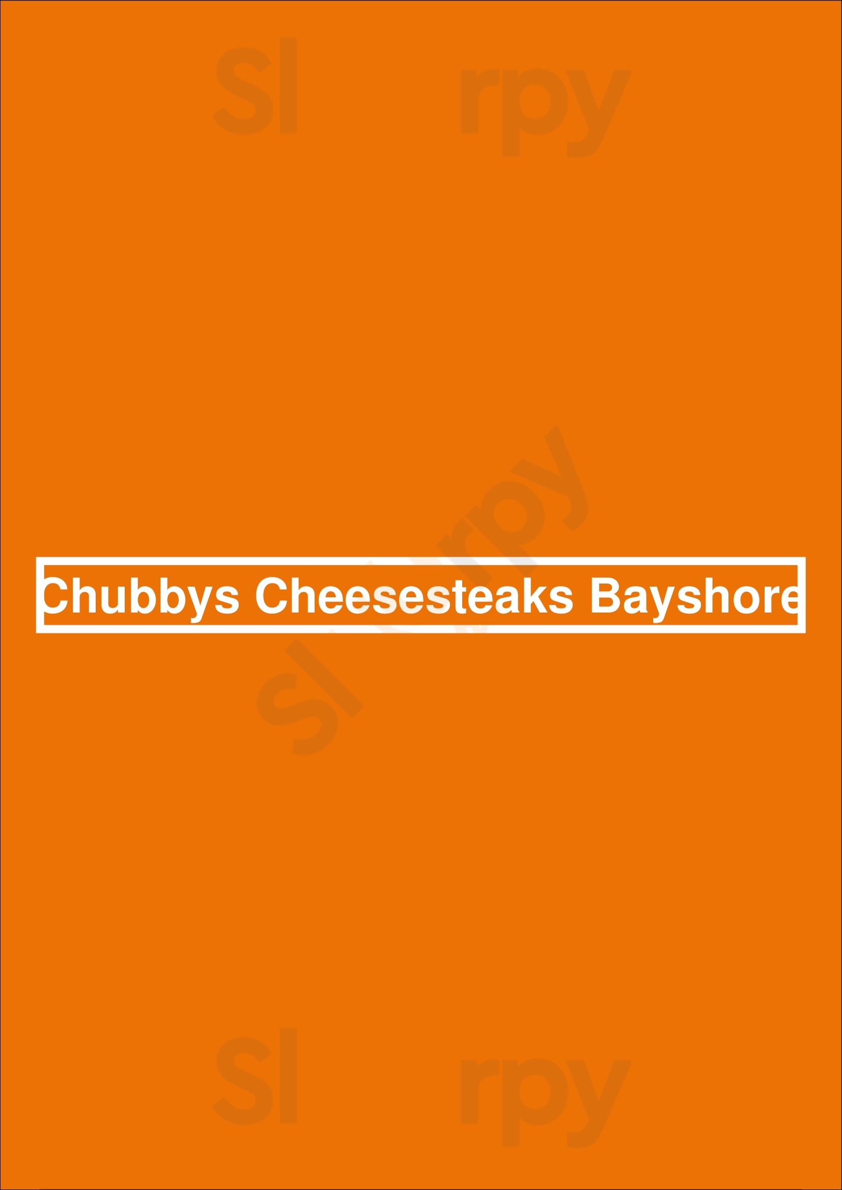 Chubbys Cheesesteaks Bayshore Glendale Menu - 1