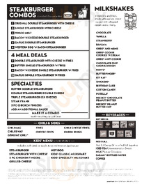 Steak 'n Shake menu
