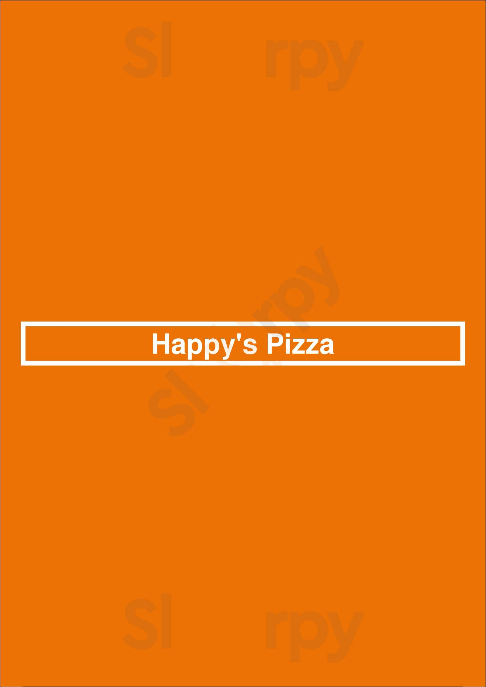Main Menu - Happy's Pizza
