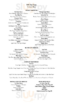 Hart House 1640 Llc menu